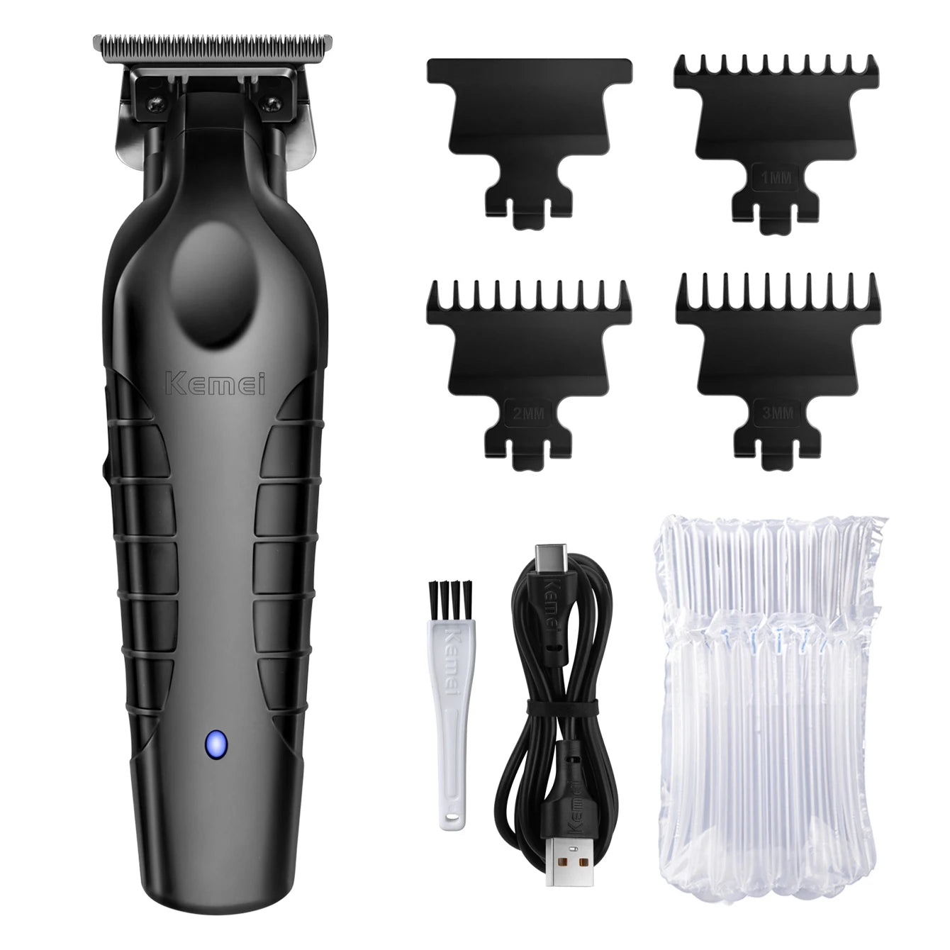 💈⚡ Kemei KM-2299 Professional Hair Clipper – 0mm Zero Gapped Trimmer ✂️ Ασύρματη Κουρευτική & Ξυριστική Μηχανή