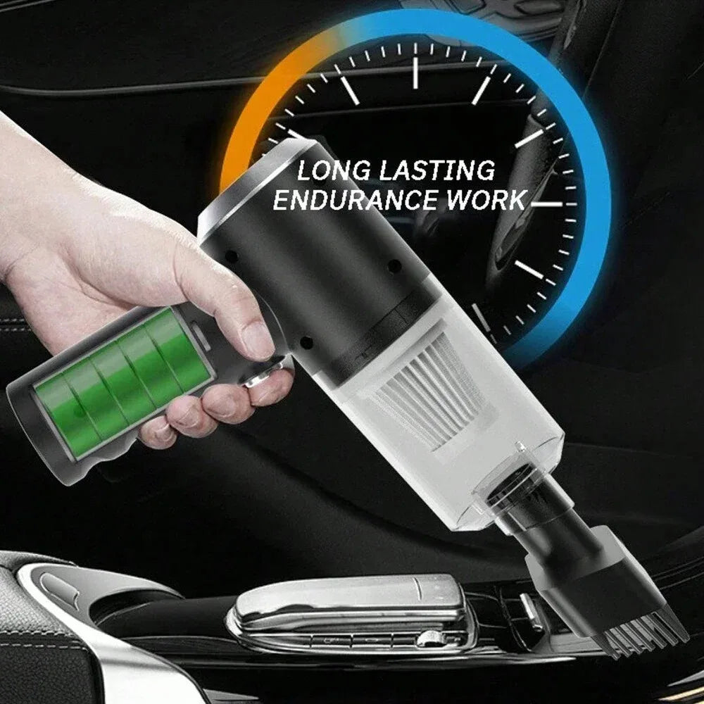 🌀🔋 3 σε 1 Σκούπα Χειρός – Vacuum Cleaner με Αναρρόφηση & Φύσημα 🌪️ USB Επαναφορτιζόμενη, Μικρή & Φορητή