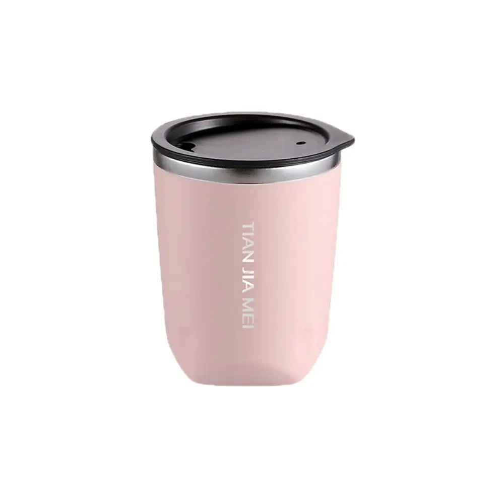 ☕ 300ml Θερμός Κούπα Καφέ | 304 Stainless Steel Double Layer Thermal Mug – Leakproof Travel Cup with Lid