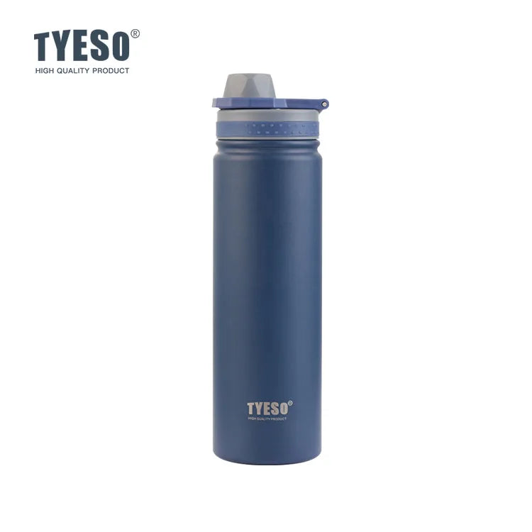 🚶♂️🥤 Tyeso Θερμός 530ml / 750ml | Ανοξείδωτο 304 | Travel Sport Bottle | Ζεστά & Κρύα Ροφήματα 6-12 ώρες