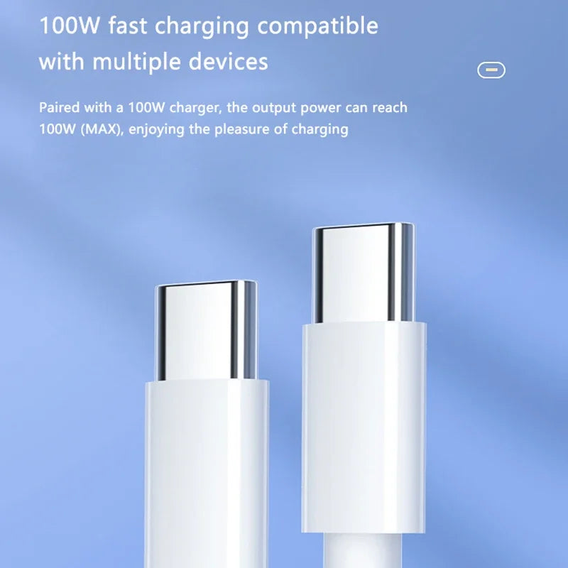 ⚡🔌 PD 100W USB-C to USB-C Cable – Υπερταχεία Φόρτιση & Data Sync 🎯