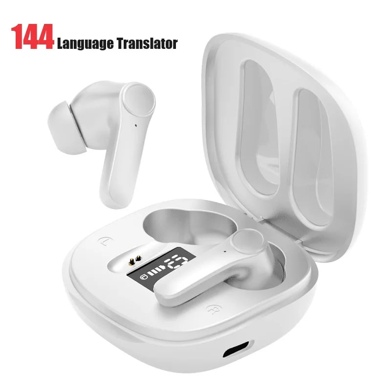 🎧 Intelligent Translate Earbuds – 144 Γλώσσες, 98% Ακρίβεια, AI Real-Time Μετάφραση