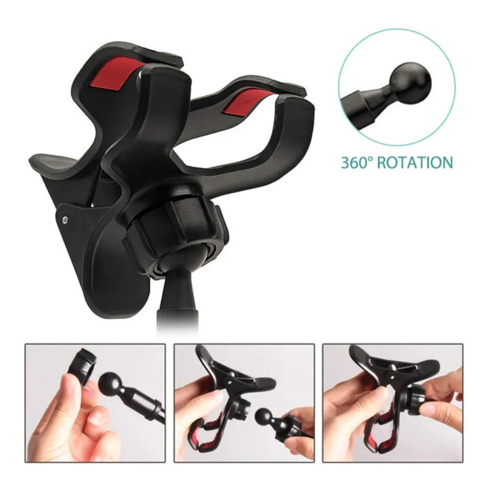 📱🛋️ Lazy Bedside & Desktop Bracket – Ευλύγιστη Βάση Κινητού με Μακρύ Βραχίονα 360° 🔄