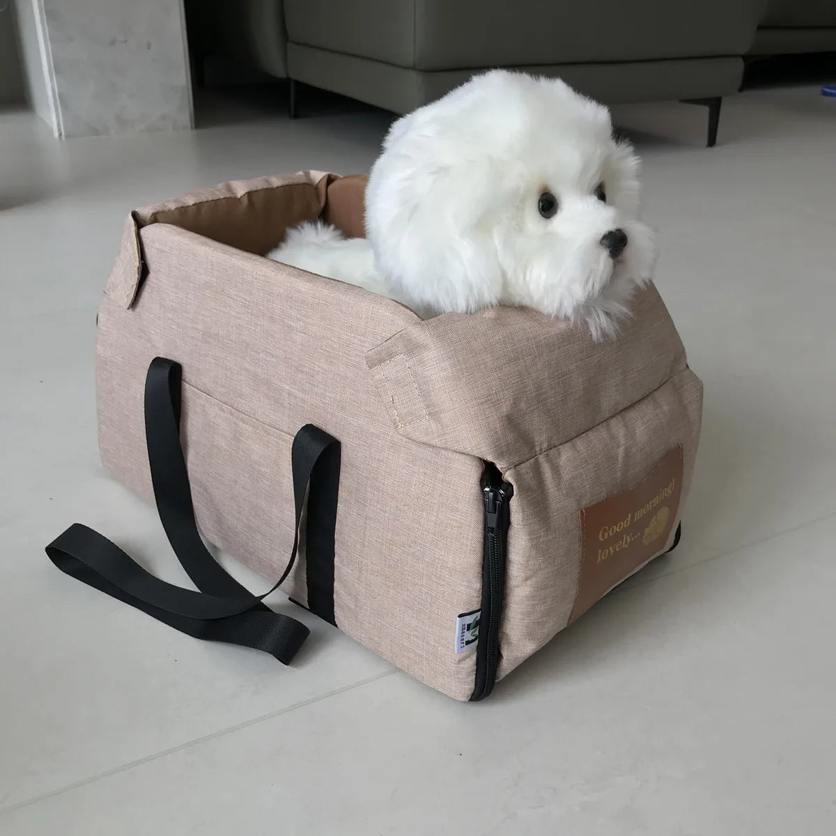 🚗🐶 Portable Console Booster Car Seat & Carrier – Πολυτελές Κάθισμα & Τσάντα Μεταφοράς για Μικρούς Σκύλους & Γάτες 🐾🛡️ Άνεση, ασφάλεια και στυλ – ακριβώς στο κέντρο της προσοχής!