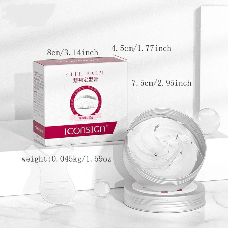 💖✨ ICONSIGN Lash Glue Balm – Επαναστατική Κόλλα-Βάλσαμο για Lash Lift & Brow Lift 🎯