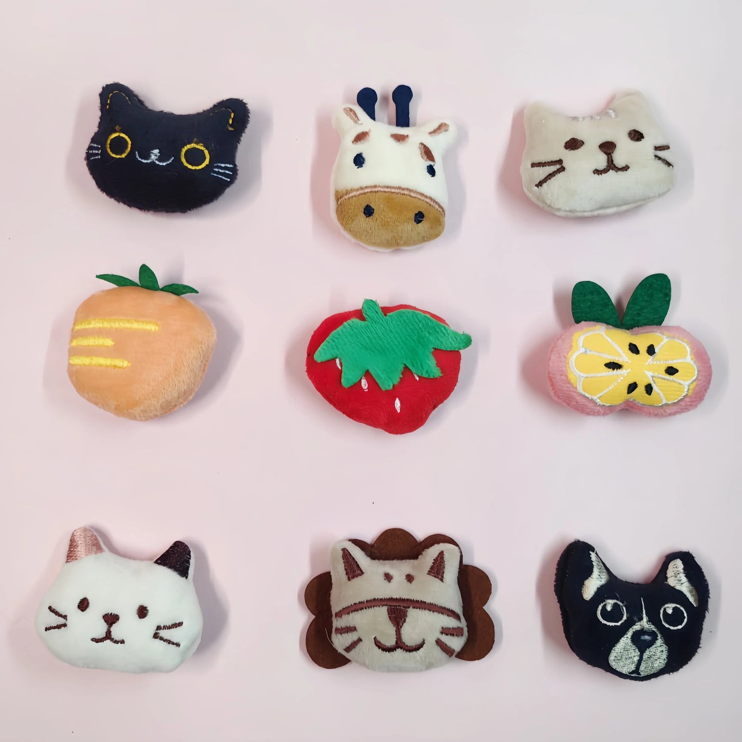 Catnip Toy Set 🐱🧸 | With Catmint 🌿 | Plush Chew Toys for Kittens 😻 | Scented & Teeth Grinding 🦷 | Fun & Relaxation ✅