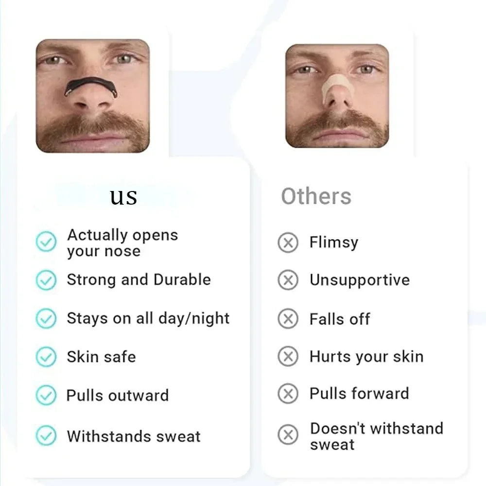 😴👃 Magnetic Nasal Dilator – Λύση για Ροχαλητό & Καλύτερη Αναπνοή! 👃😴 Anti-Snoring Strips | Boost Oxygen Intake | Sleep & Sports Breathing Aid