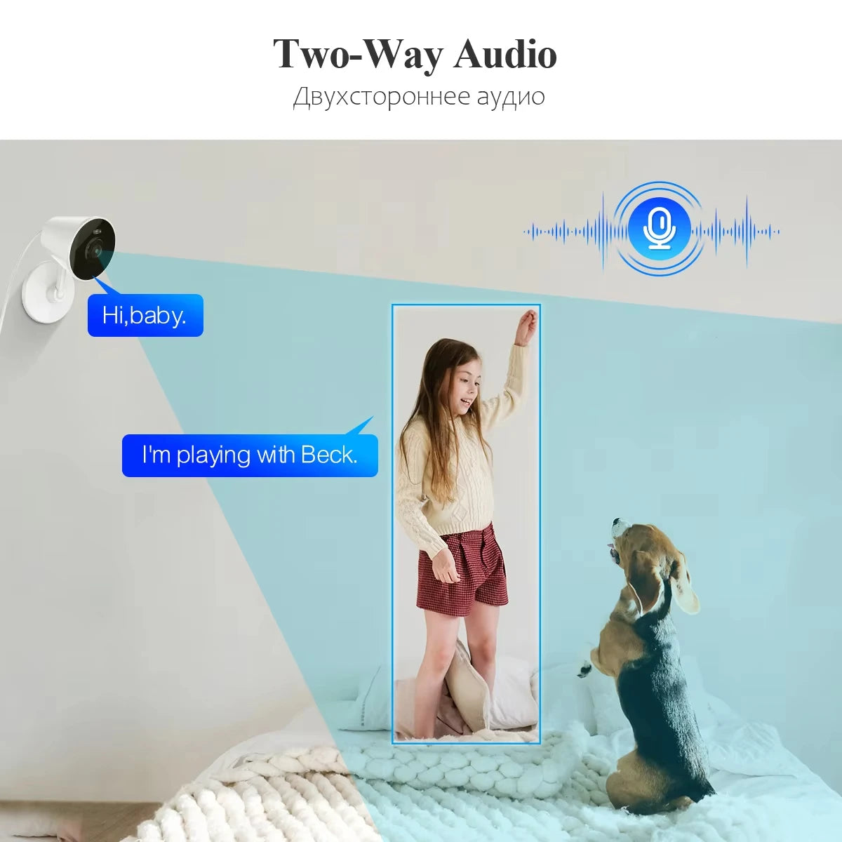 📹🍼 Techage 2MP Smart Ασύρματη Κάμερα Ασφαλείας & Baby Monitor Για ασφάλεια στο σπίτι & ηρεμία για τους γονείς 💖👶
