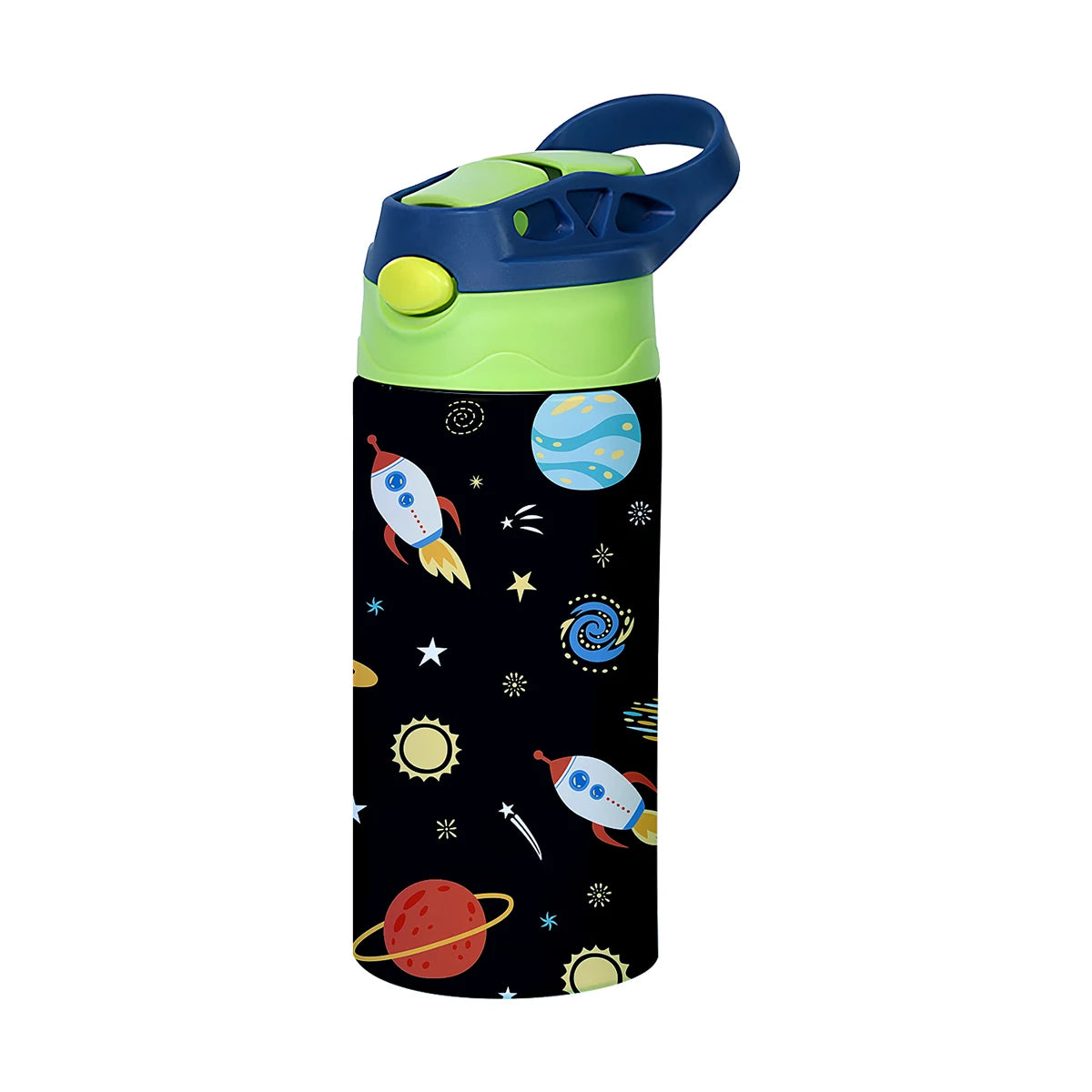 🧸 12OZ/350ml Cartoon Thermos Cup | Παιδικό Θερμός Ανοξείδωτο Ατσάλι με Σχέδια & Φορητό Καπάκι
