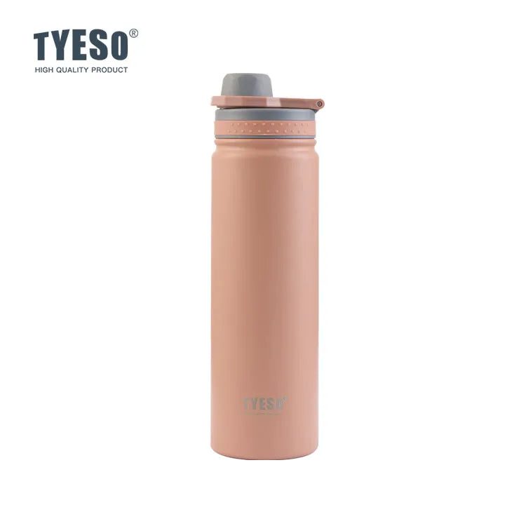 🚶♂️🥤 Tyeso Θερμός 530ml / 750ml | Ανοξείδωτο 304 | Travel Sport Bottle | Ζεστά & Κρύα Ροφήματα 6-12 ώρες