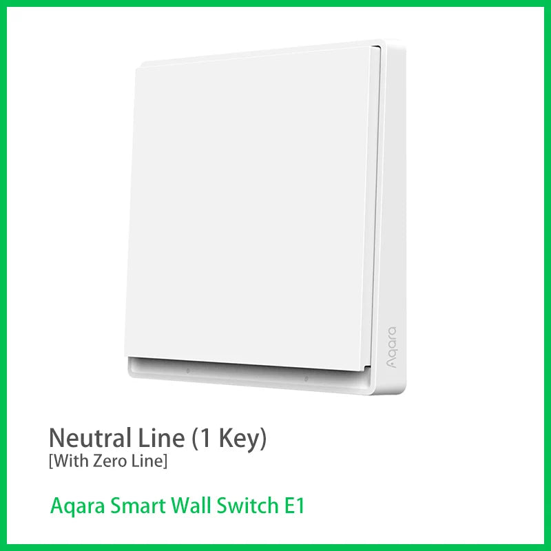 🔌✨ Aqara Smart Wall Switch E1 – Zigbee 3.0 WiFi Wireless Light Switch ✨🔌 Μοντέλο: QBKG38LM / QBKG39LM / QBKG40LM / QBKG41LM