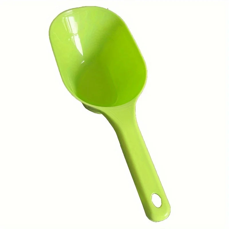 Pet Food Scoop 🥄🐾 | Large Capacity 🍗 | Multifunctional Spoon for Cats & Dogs 🐶🐱 | Durable Plastic ✅