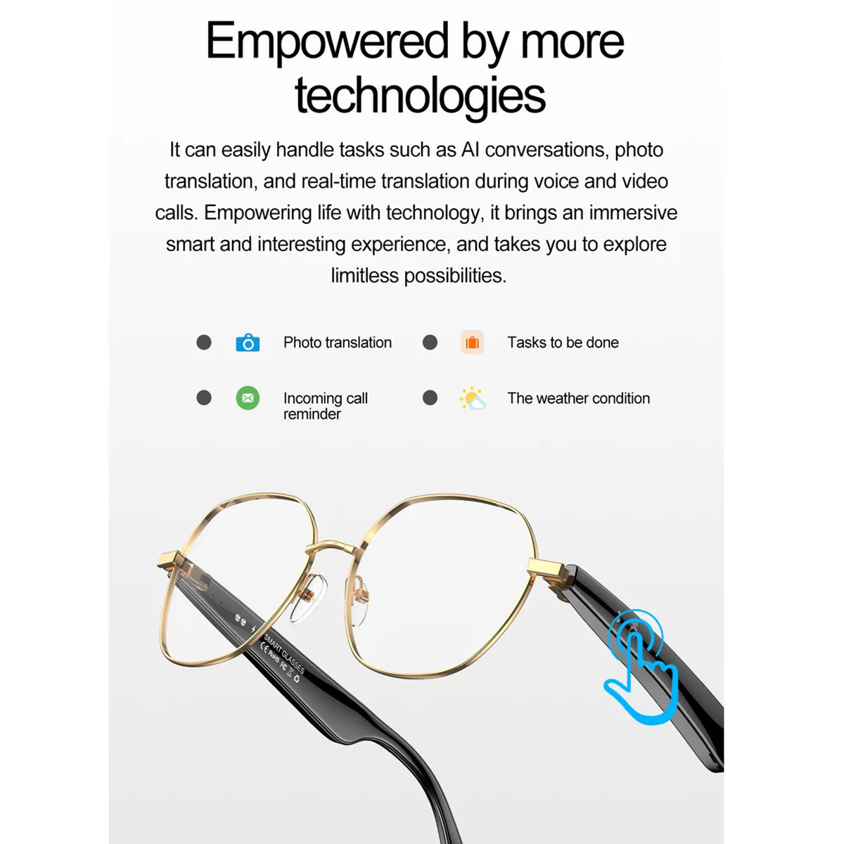 🕶️🤖 AI Smart Glasses Translator – Μετάφραση σε 163 Γλώσσες & AI Δυνατότητες 🕶️🤖