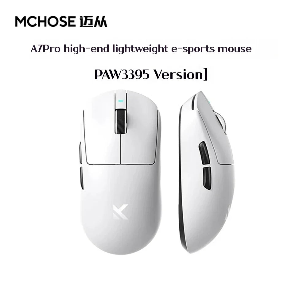🎮🖱️ MCHOSE A7 Ultra Wireless Gaming Mouse – Απόλυτη ακρίβεια στα χέρια σου! Επαγγελματικό gaming με 8K polling rate, PAW3950 sensor και σχεδιασμό για μεγάλα χέρια! 👑🔥