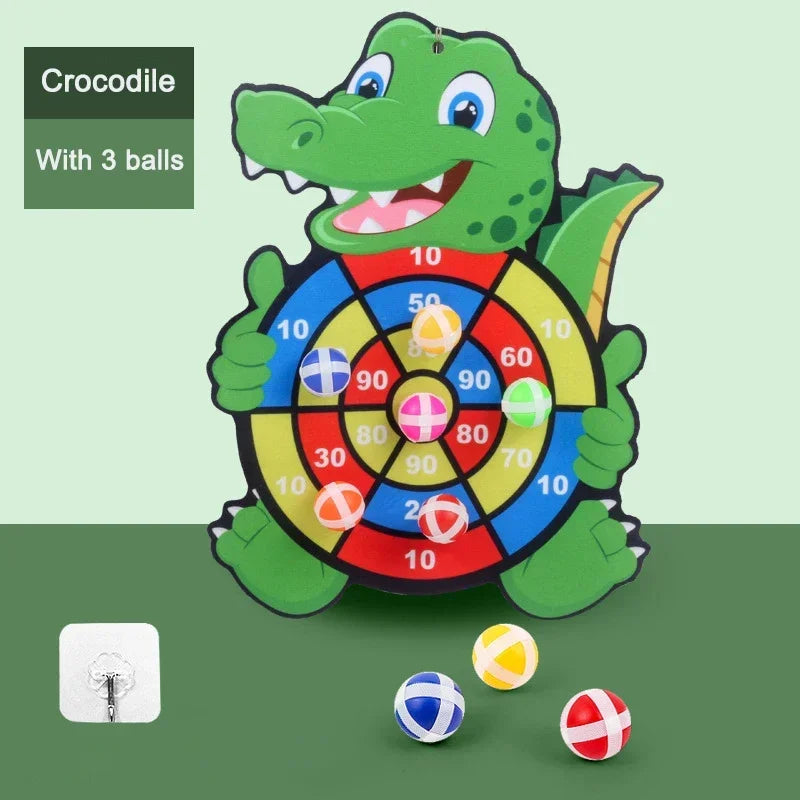 🎯✨ Εκπαιδευτικό Παιχνίδι Dart Board με Sticky Balls – Montessori Παιχνίδι για Παιδιά 3+ 🎁
