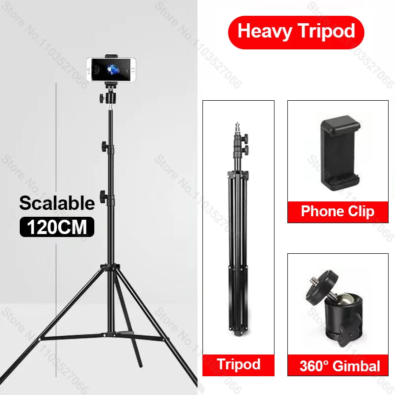 📱🎥 Mobile Phone Live Tripod – Πολυλειτουργικό Στήριγμα για Βίντεο, Selfies & Προβολές