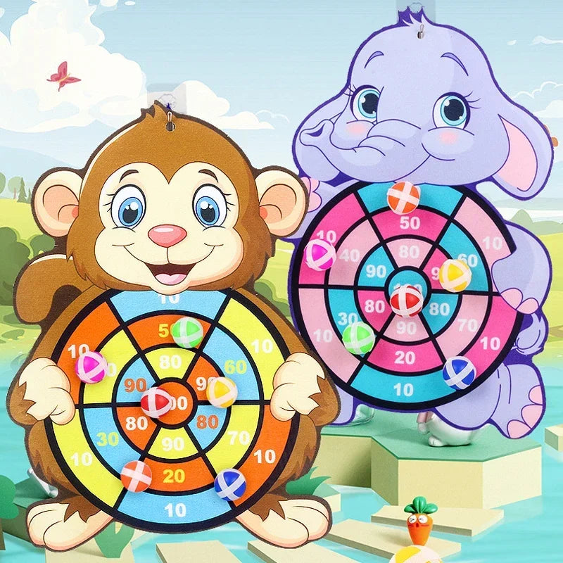 🎯✨ Εκπαιδευτικό Παιχνίδι Dart Board με Sticky Balls – Montessori Παιχνίδι για Παιδιά 3+ 🎁