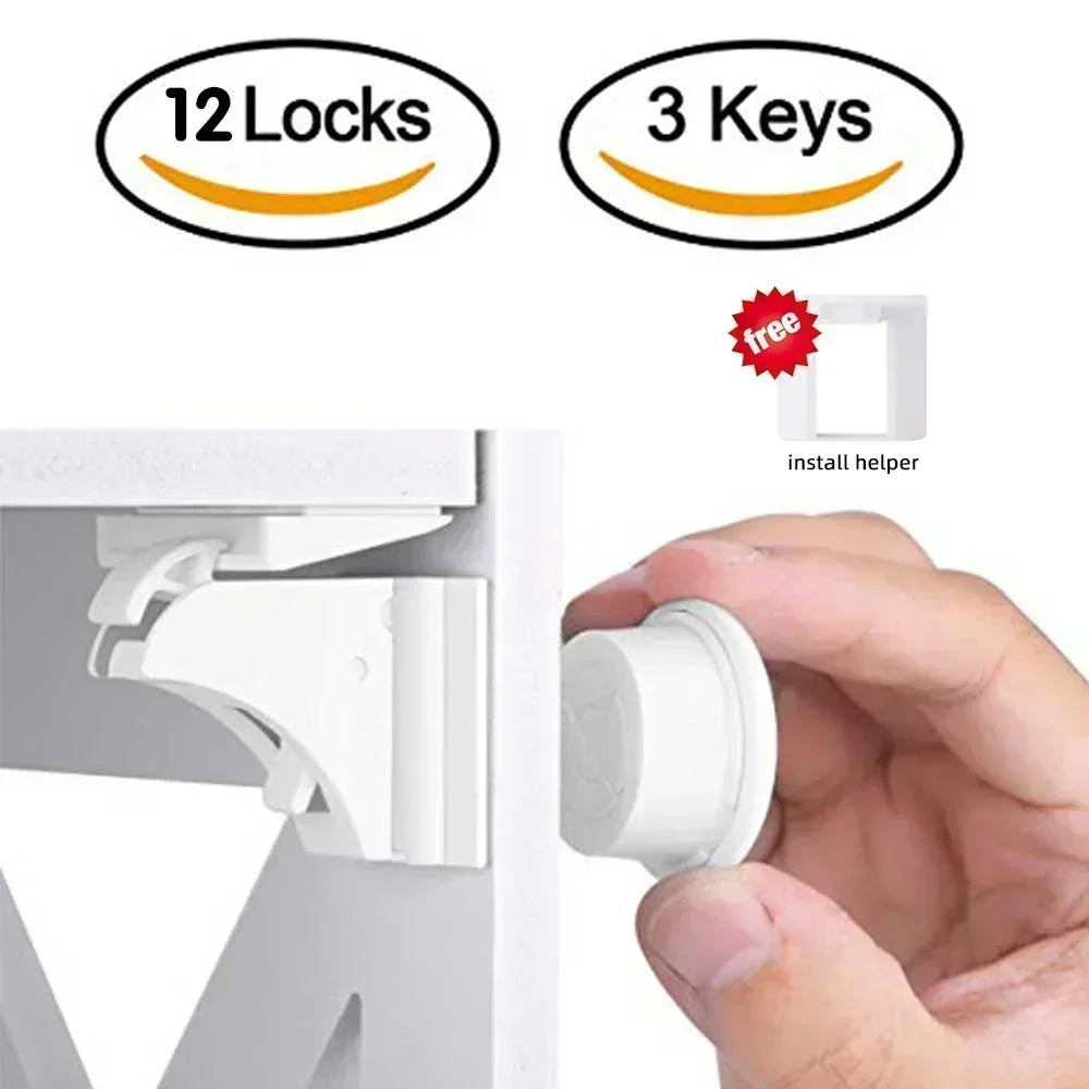 🔒👶 Child Safety Magnetic Lock – Απόλυτη Προστασία για Μωρά & Παιδιά 🎯