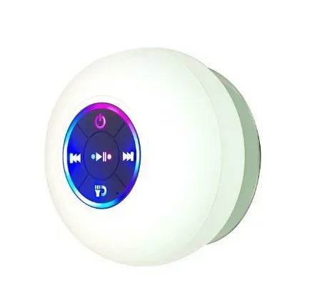 🎶💦 Mini Portable Bluetooth Speaker – IPX4 Αδιάβροχο με LED Lights & Suction Cup για Μπάνιο & Outdoor Χρήση