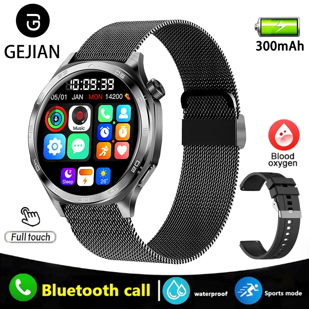 ⌚ GEJIAN Men’s 5.4 Smart Watch – Κομψότητα, Δύναμη & Λειτουργικότητα στον Καρπό σου! ⌚