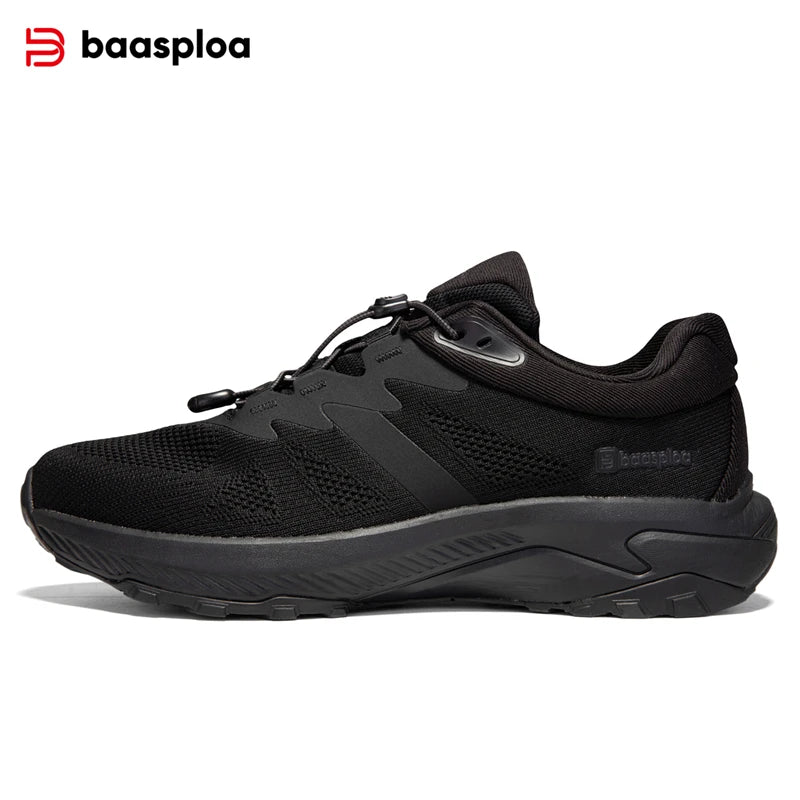 👟 Baasploa Ανδρικά Παπούτσια Πεζοπορίας – Καλοκαίρι 2025 Mesh Breathable Outdoor Sneakers 🌿🏞