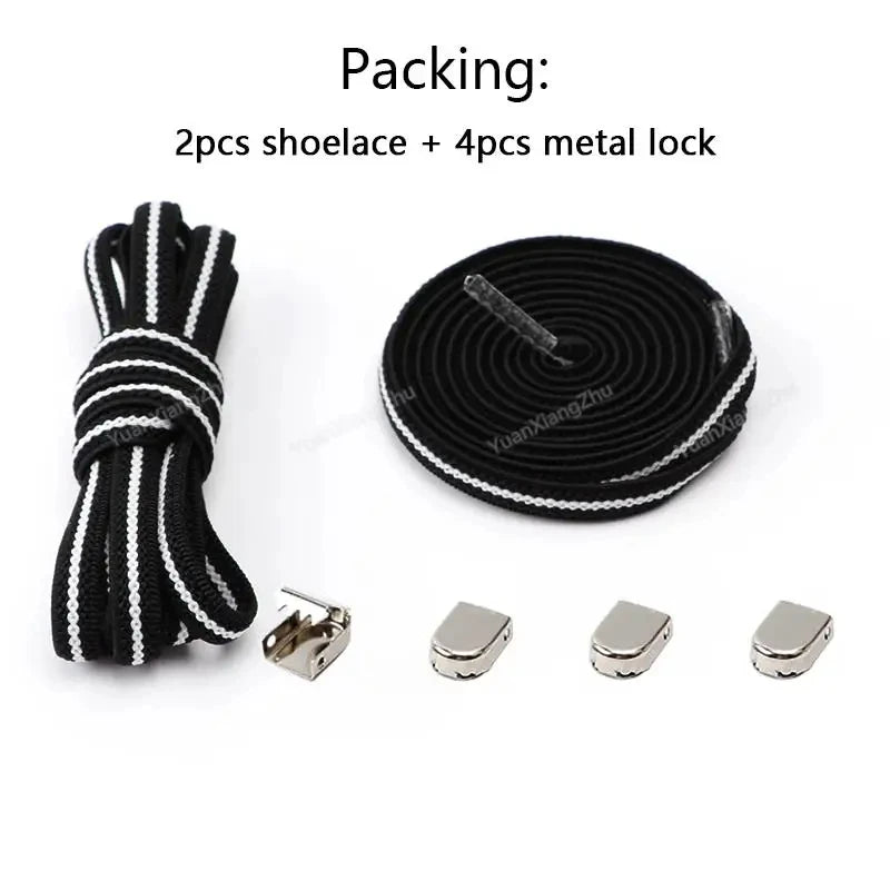 👟✨ No Tie Elastic Shoelaces – Ελαστικά Κορδόνια Χωρίς Δέσιμο για Παιδιά & Ενήλικες 🚀