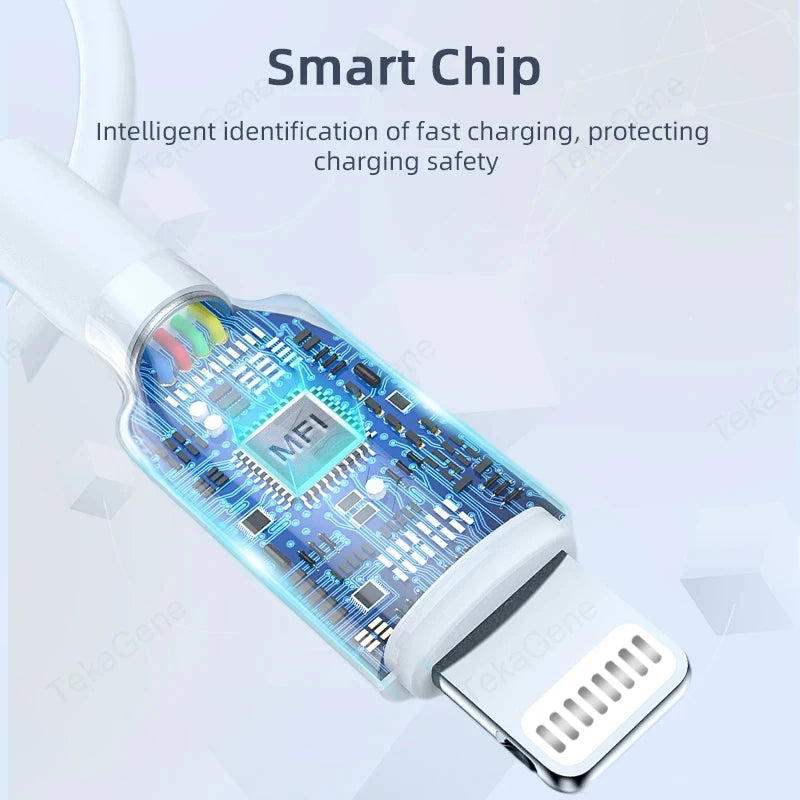⚡ PD 3.0 20W Γρήγορος Φορτιστής με Καλώδιο USB-C σε Lightning Η ιδανική λύση για ταχεία και ασφαλή φόρτιση των Apple συσκευών σου! 🍏🔋
