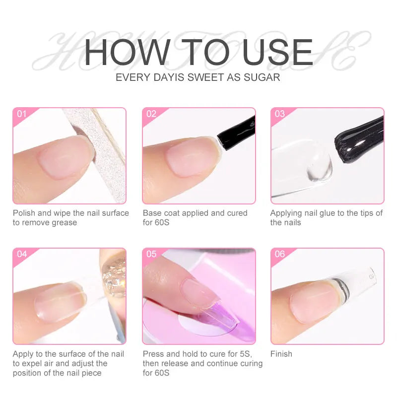💅✨ Limegirl Nail Tips Glue Gel 7.5ml – Πολυχρηστική Κόλλα UV για Ψεύτικα Νύχια 🎯