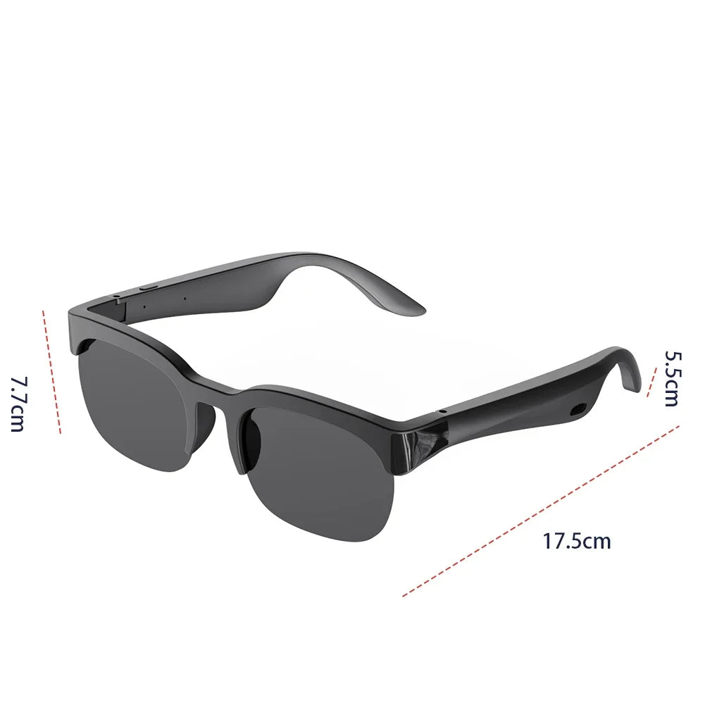 🕶 XG89 Bluetooth AI Smart Translator Glasses – 110+ Γλώσσες | UV Protection | Hands-Free Κλήσεις & Μουσική