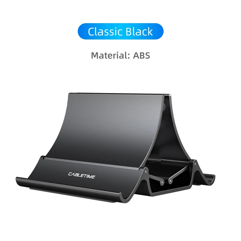 💻📐 CABLETIME Vertical Laptop Stand – Gravity Holder για Laptop & Tablet 🎯