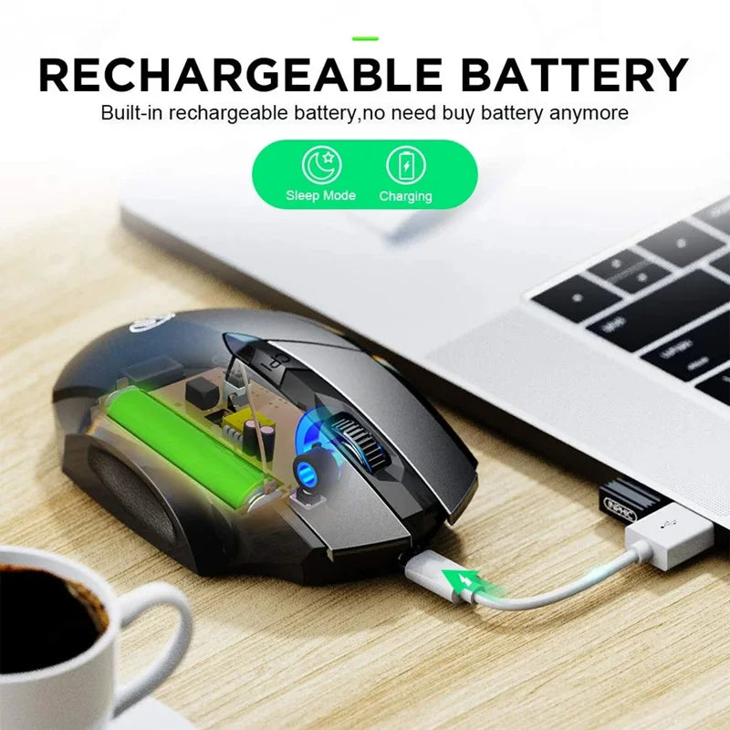 🖱️ INPHIC Tri-Mode Bluetooth & Wireless Mouse – Rechargeable, Silent, Multi-Device ✅ Επαναφορτιζόμενο Ποντίκι 3 σε 1 – Απόλυτη Ελευθερία σε Laptop, Tablet, Smartphone & Desktop!