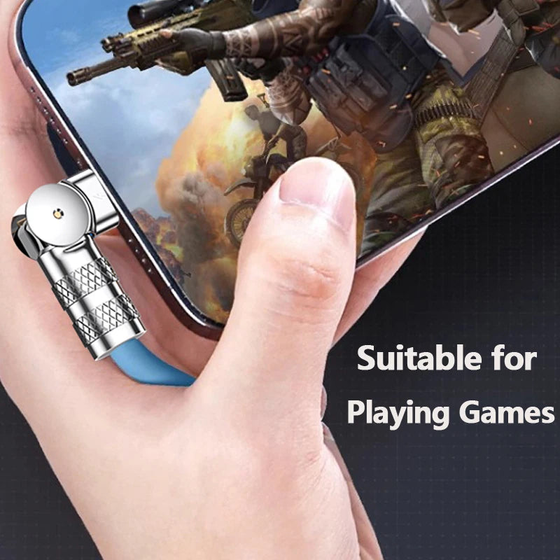 🎮⚡ Micro USB 120W 3A Elbow Fast Charging Cable – Για Gaming & Γρήγορη Φόρτιση 📱