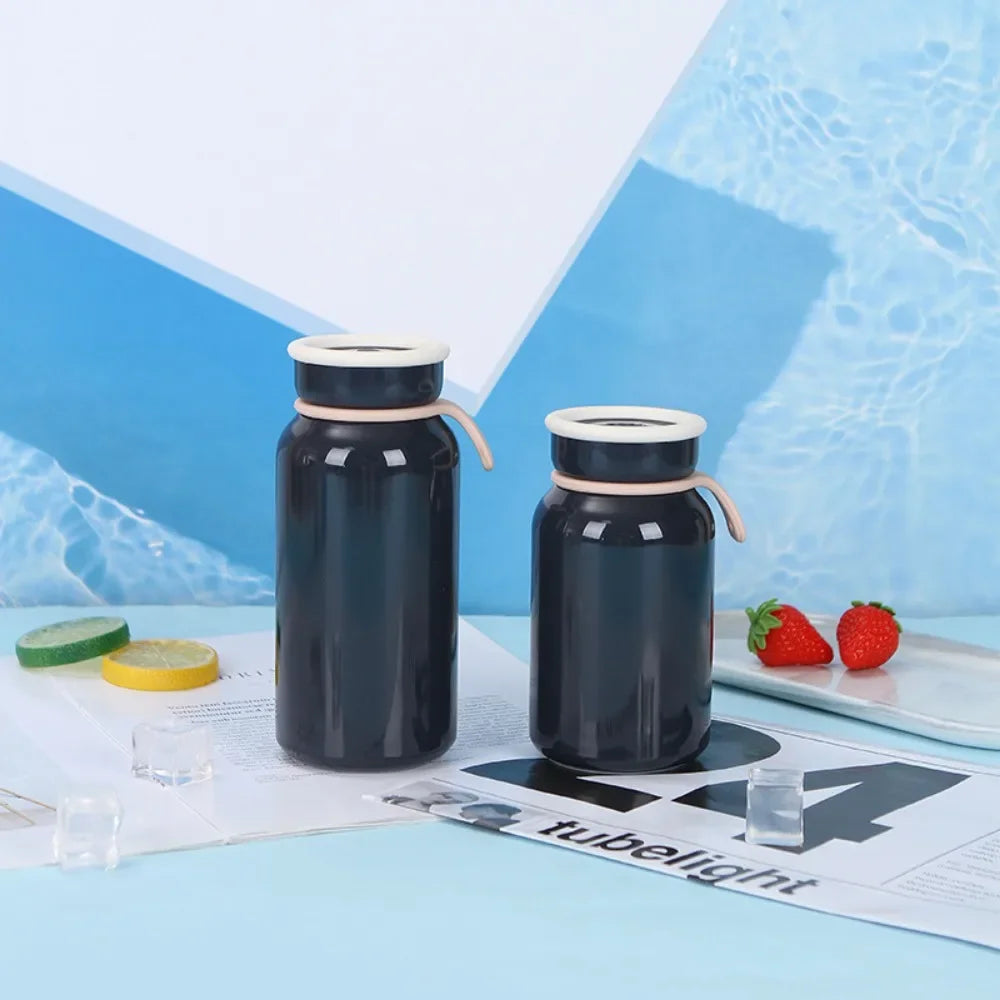 🥤✨ Μίνι Θερμός 400ml – Για Ροφήματα On-the-Go! ✨🥤 Mini Stainless Steel Insulated Water Bottle