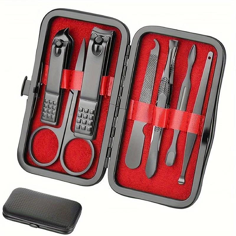 💅✂️ Professional Nail Clippers Kit – 7 έως 24 Τεμάχια 🧳 Σετ Μανικιούρ & Πεντικιούρ από Ανοξείδωτο Ατσάλι