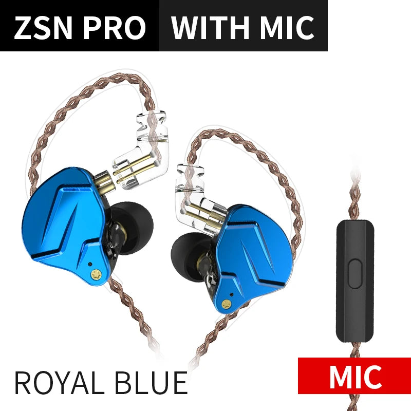 🎧 KZ ZSN PRO – Επαγγελματικά In-Ear Earphones με Hybrid Drive 🎧