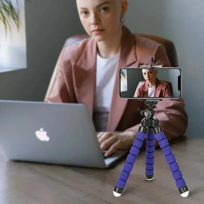 📸 Mini Tripod για Κινητά & Κάμερες – Ευέλικτη Βάση με Κλιπ Στήριξης 🧲📱