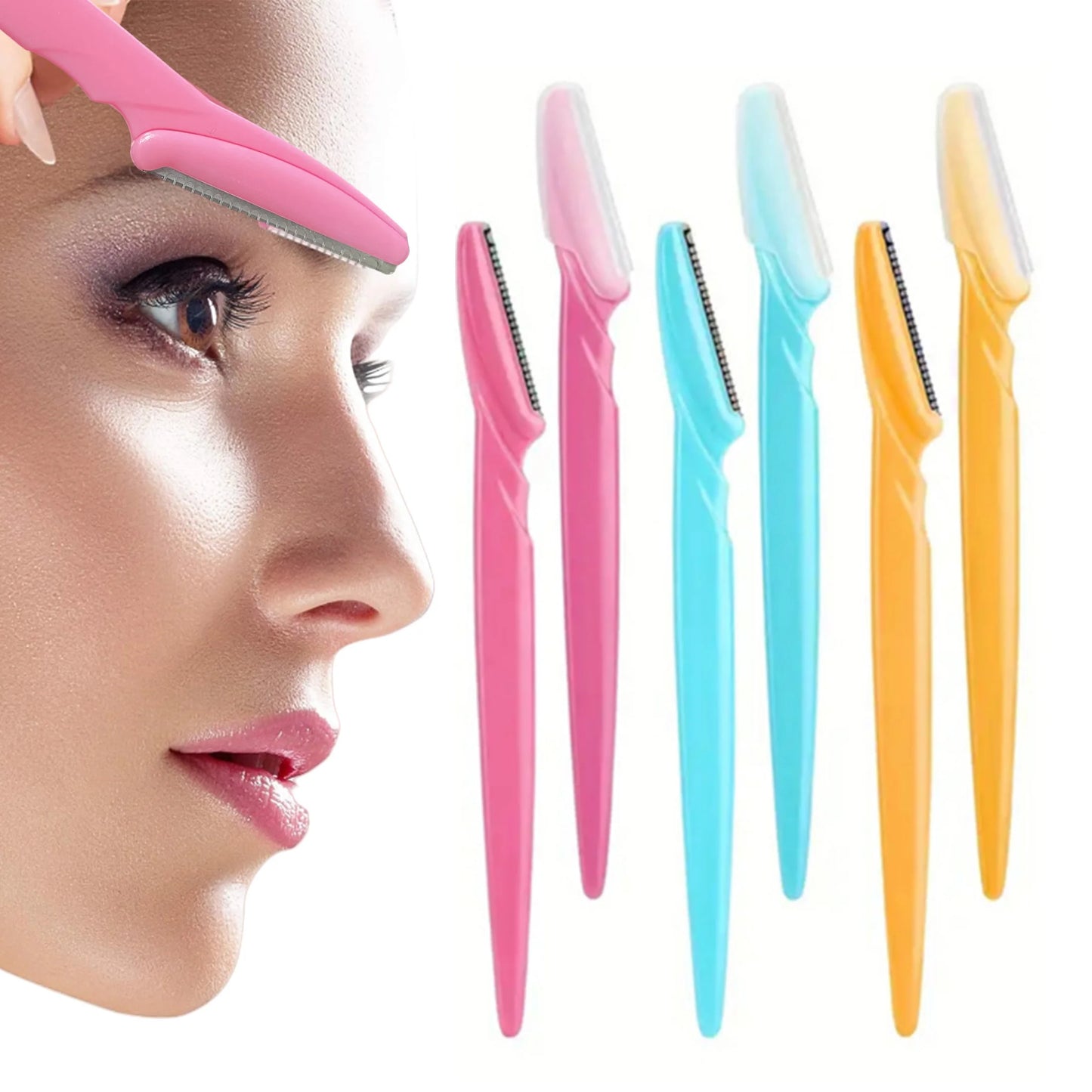 ✨ Σετ 10/40τμχ Ξυραφάκια Φρυδιών – Eyebrow Trimmer Face Blade Shaver