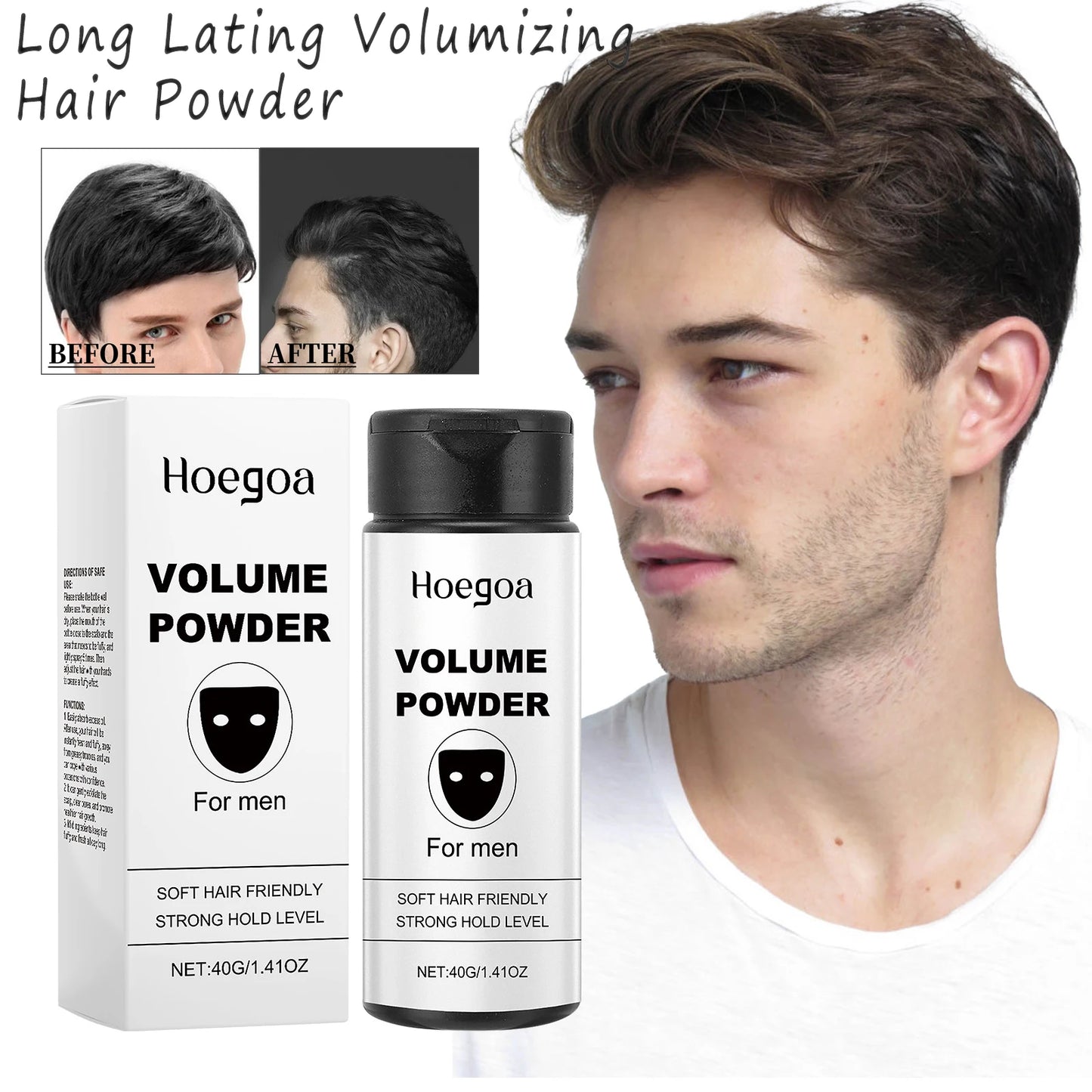 💨✨ HOEGOA Volumizing Hair Powder – Ανόρθωση, Έλεγχος Λιπαρότητας & Άμεσο Φούσκωμα Μαλλιών 🎯
