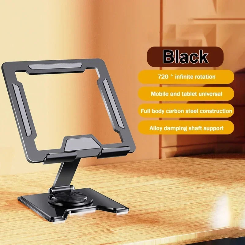 📱🔄 360° Rotatable Tablet Stand – Ρυθμιζόμενη & Αναδιπλούμενη Βάση iPad & Tablet 🎯
