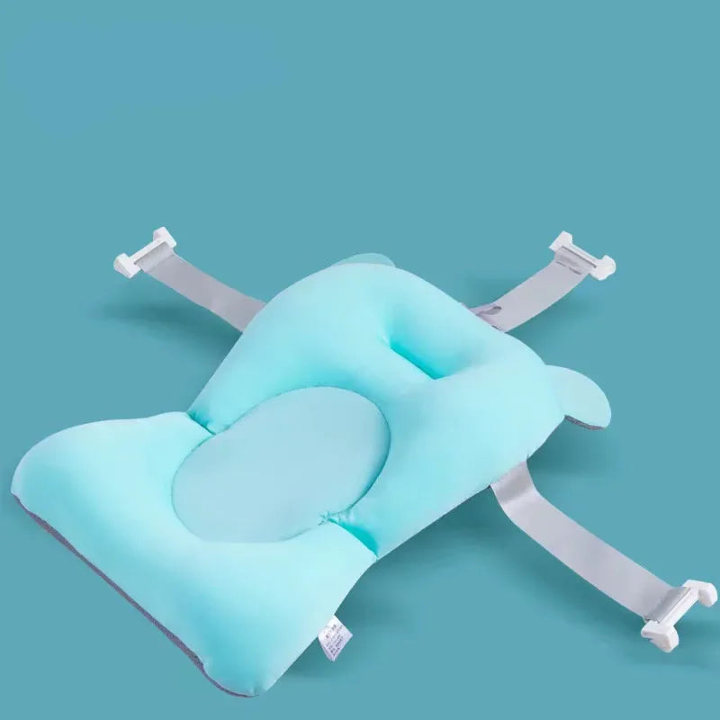 🛁👶 Baby Bath Seat Support Mat – Αναδιπλούμενο Μαξιλάρι & Κάθισμα Μπανιέρας για Νεογέννητα Άνετο, μαλακό και αντιολισθητικό, για ασφαλές και απολαυστικό μπάνιο! 💖💦