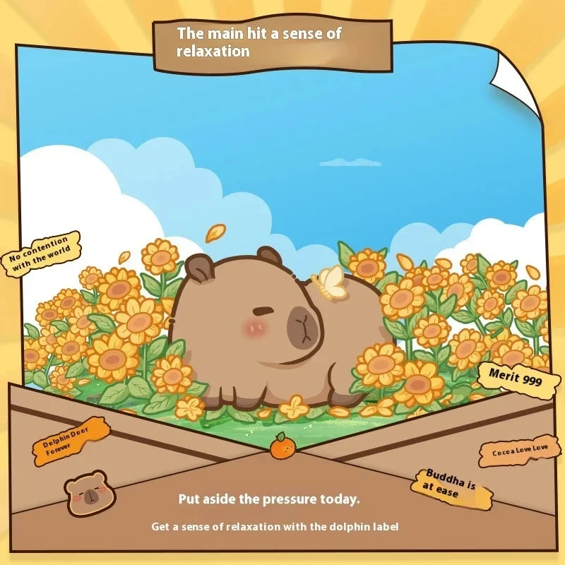 🐹 Cute Capybara Wireless Mouse – Ασύρματο, Αθόρυβο, 1200DPI με USB Receiver 💖 Το πιο χαριτωμένο ποντίκι για γραφείο, δώρο ή καθημερινή χρήση!