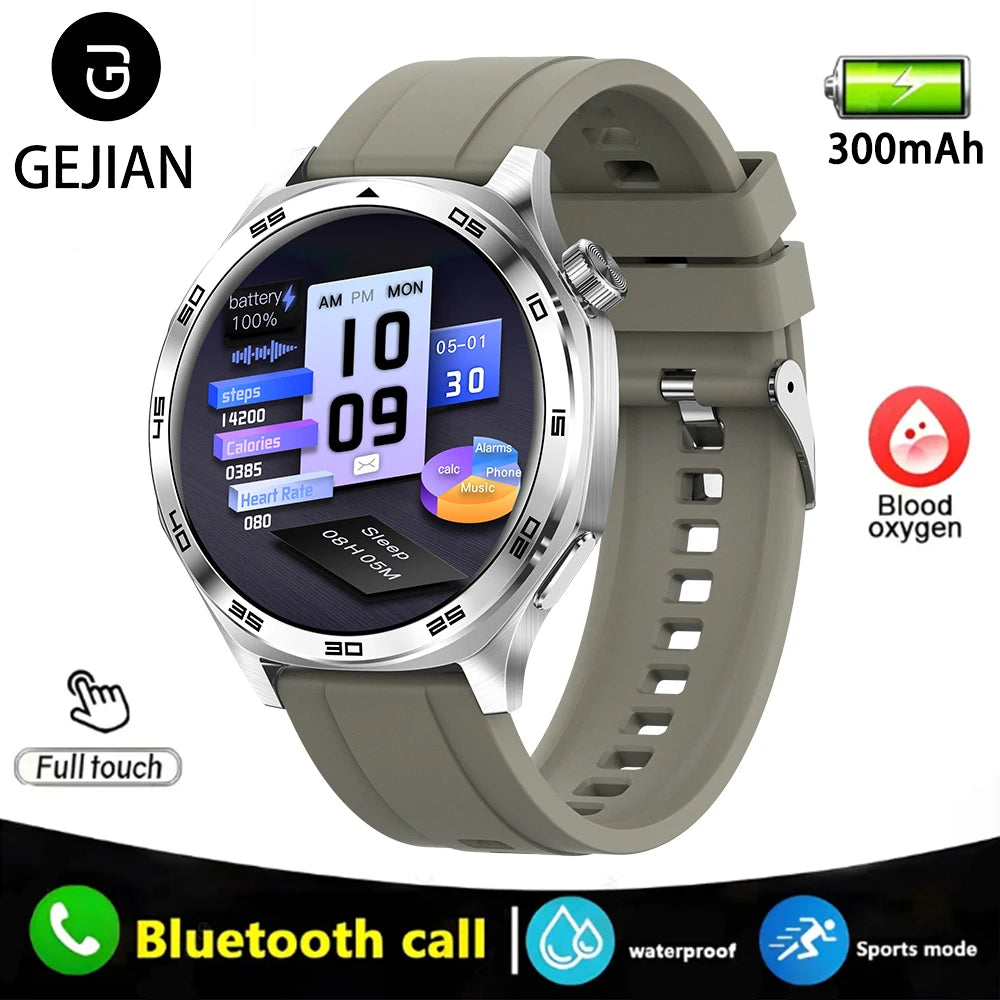 ⌚ GEJIAN Men’s 5.4 Smart Watch – Κομψότητα, Δύναμη & Λειτουργικότητα στον Καρπό σου! ⌚