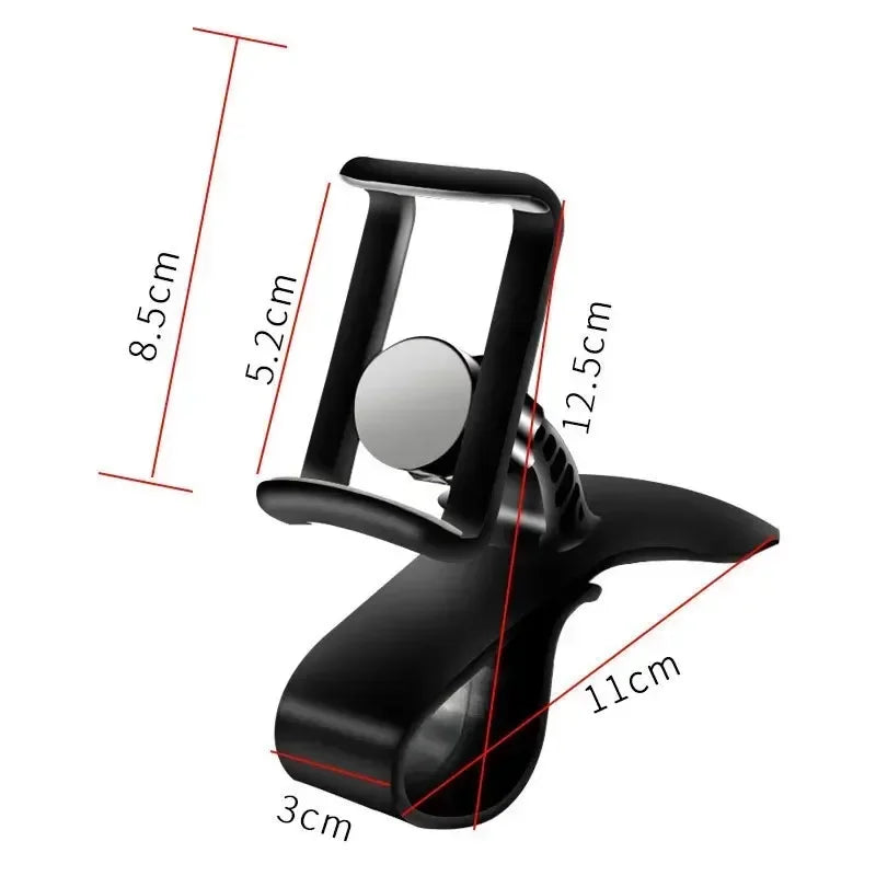 🚗📱 Universal Car Phone Holder – Dashboard Mount με 360° Περιστροφή 🔄 Για iPhone, Samsung, Xiaomi & Όλα τα Smartphones