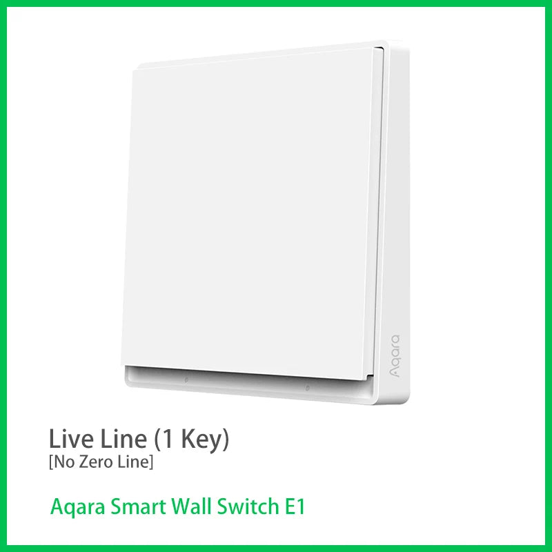 🔌✨ Aqara Smart Wall Switch E1 – Zigbee 3.0 WiFi Wireless Light Switch ✨🔌 Μοντέλο: QBKG38LM / QBKG39LM / QBKG40LM / QBKG41LM