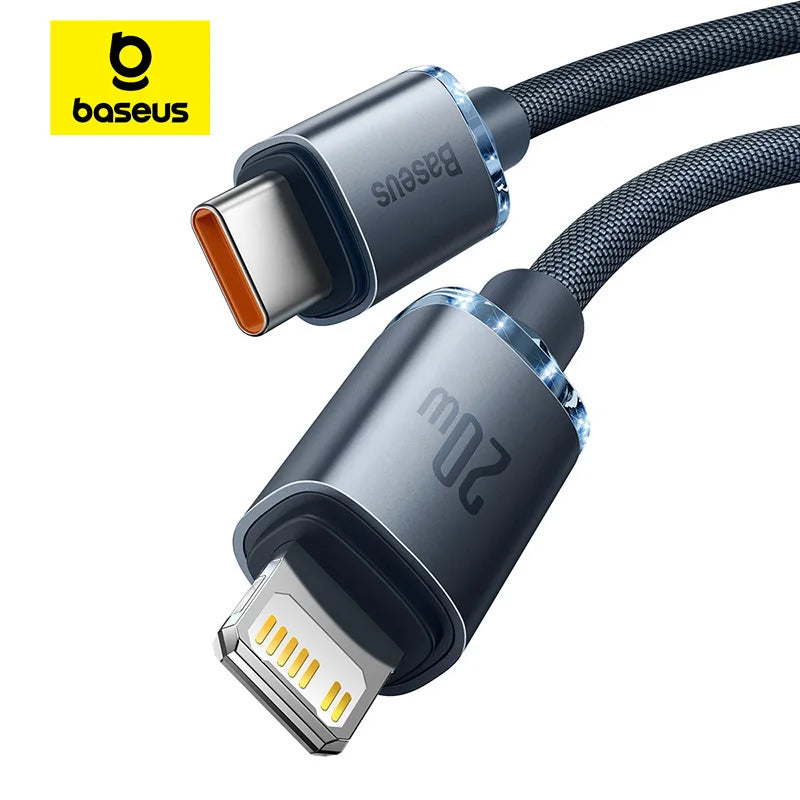 ⚡📱 Baseus USB Type-C PD 20W/27W Καλώδιο – Γρήγορη & Σταθερή Φόρτιση για iPhone