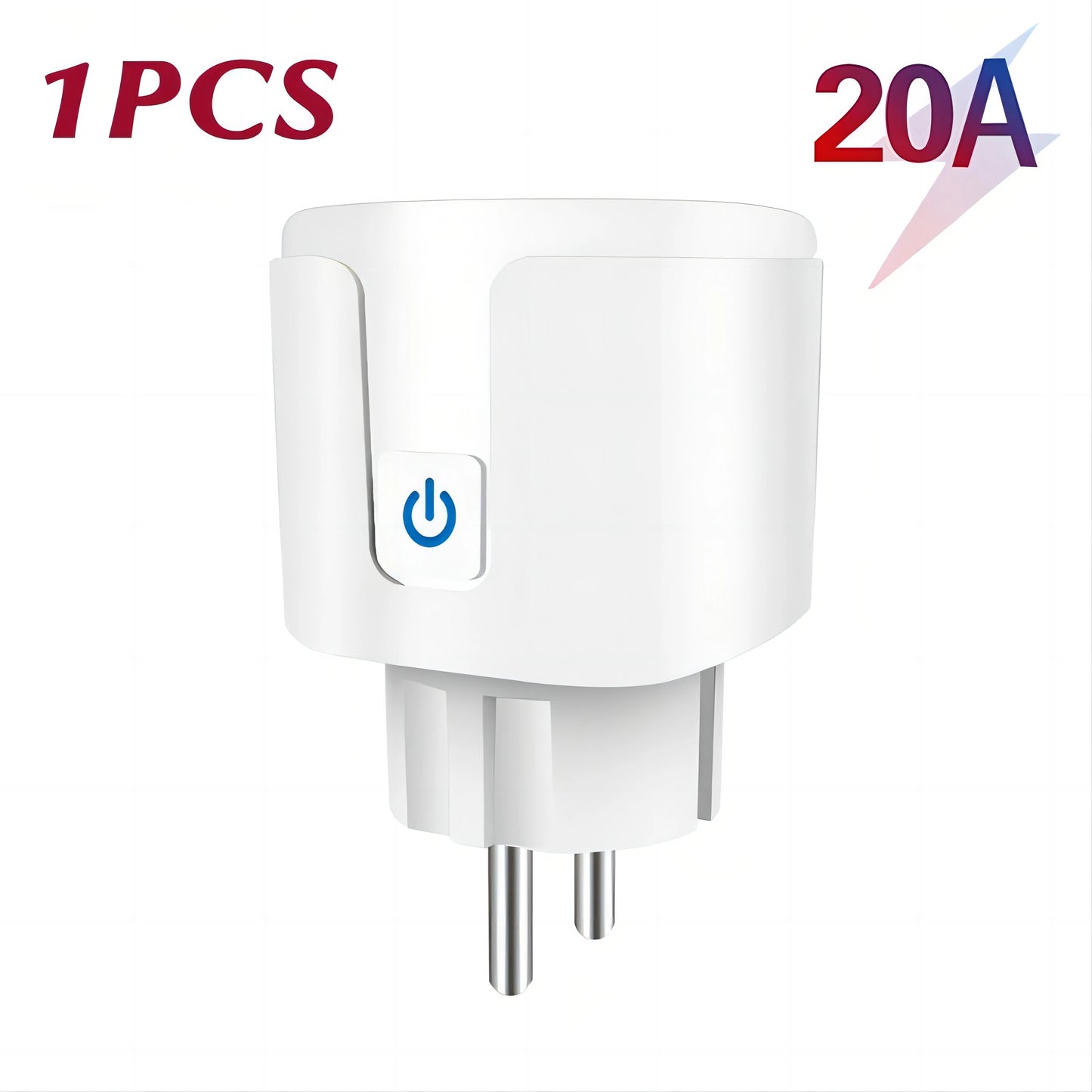🔌📱 Tuya WiFi Smart Plug EU 16A/20A – Έξυπνη Πρίζα με Power Monitoring, Timer & Voice Control ⚡ Συμβατή με Alexa & Google Home
