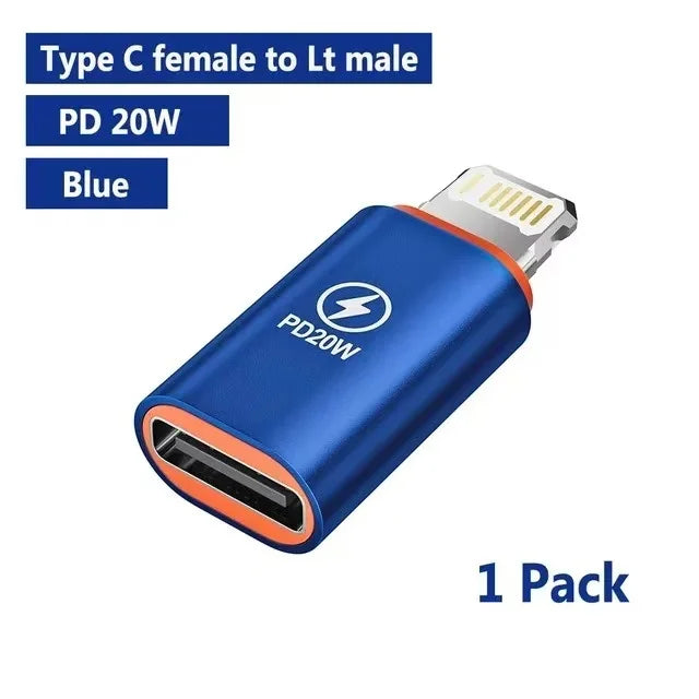⚡🔌 USB-C to Lightning 8-Pin Adapter – Γρήγορη Φόρτιση & Data Sync για iPhone/iPad/MacBook 🎯