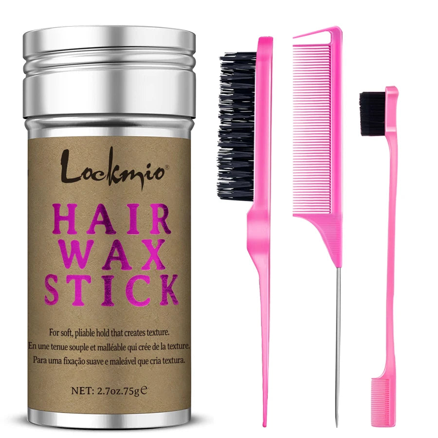 💇♀️✨ LOCKMIO Hair Wax Stick – Κατά του Frizz & για Τέλειο Styling 🎯