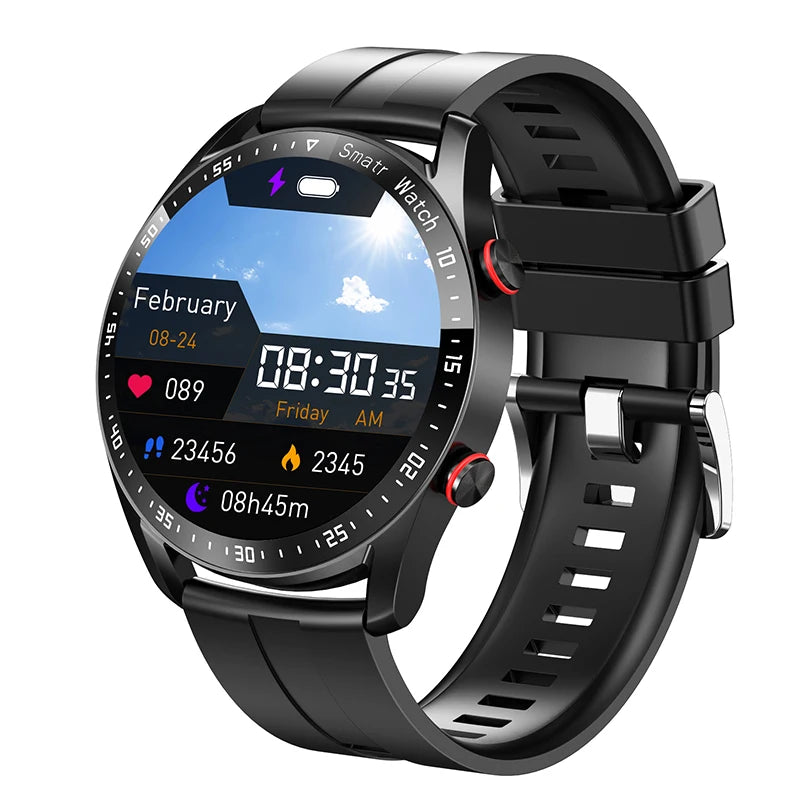 ⌚ New Smart Watch Men – 1.5” Full Touch Screen με Bluetooth Κλήσεις & Fitness Παρακολούθηση