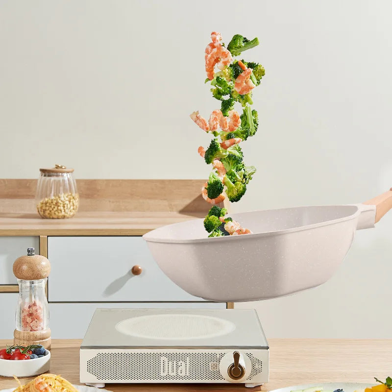 🍳 Οκταγωνικό Τηγάνι Maifan Stone – Αντικολλητικό & Ανθεκτικό | Ιδανικό για Αυγά, Μπριζόλες & Γενικό Μαγείρεμα